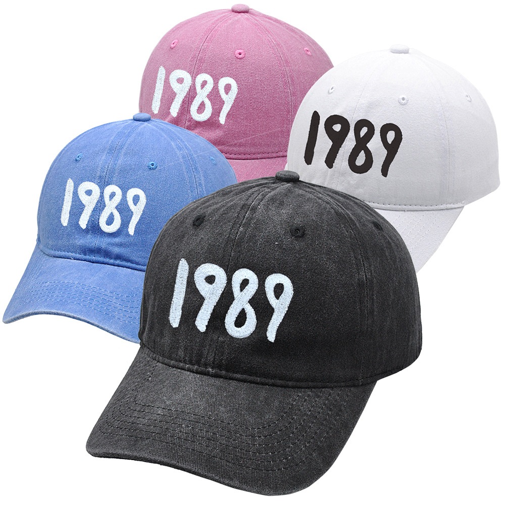 歐美Taylor Swift棒球帽泰勒巡演1989刺繡水洗復古帽子