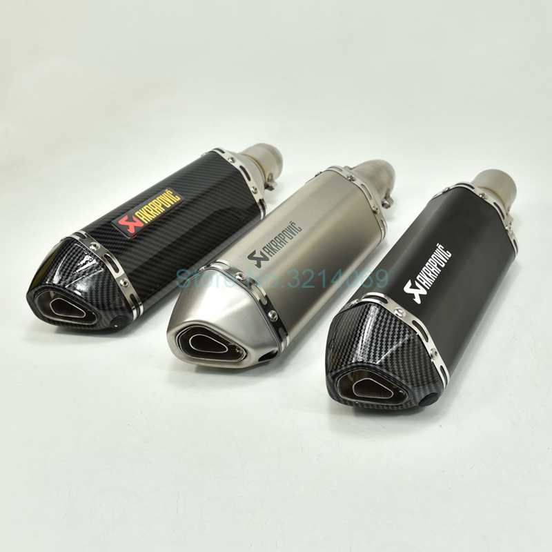 改裝進氣口 51mm 滑動通用摩托車排氣管 Z900 Z800 ER6N ZX6R ZX10R MT09 MT07 FZ