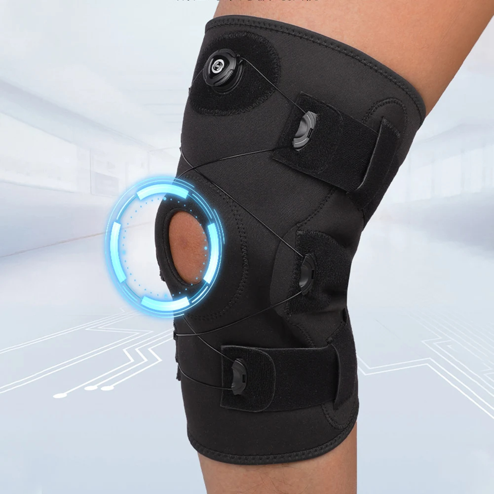 Neenca 鉸鏈護膝帶側穩定器護膝可調節運動護膝,適用於關節炎 ACL PCL 半月板撕裂