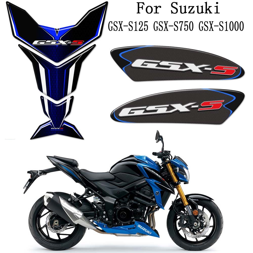 SUZUKI 摩托車貼紙適用於鈴木 GSX-S1000 1000 GSX S S1000 油箱墊保護器側氣燃料膝蓋握把
