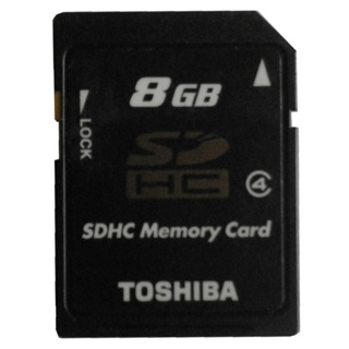 Toshiba（東芝）8GB SDHC 存儲卡 class 4