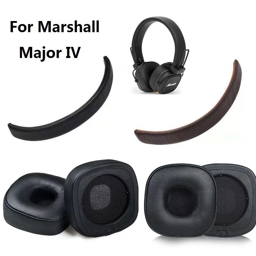 Marshall Major IV Major 4 耳機替換耳罩耳罩耳罩頭帶皮革原裝耳墊