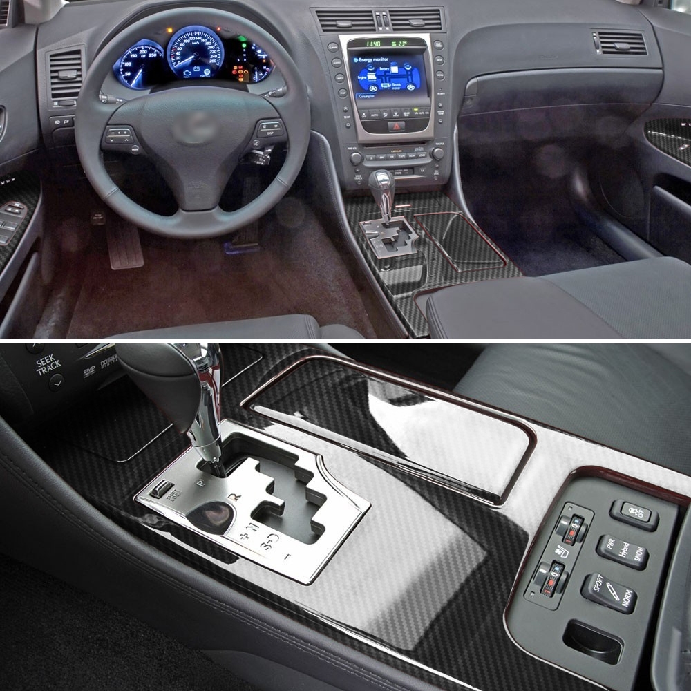 適用於2005-2011雷克薩斯GS內飾貼膜Lexus GS中控檔