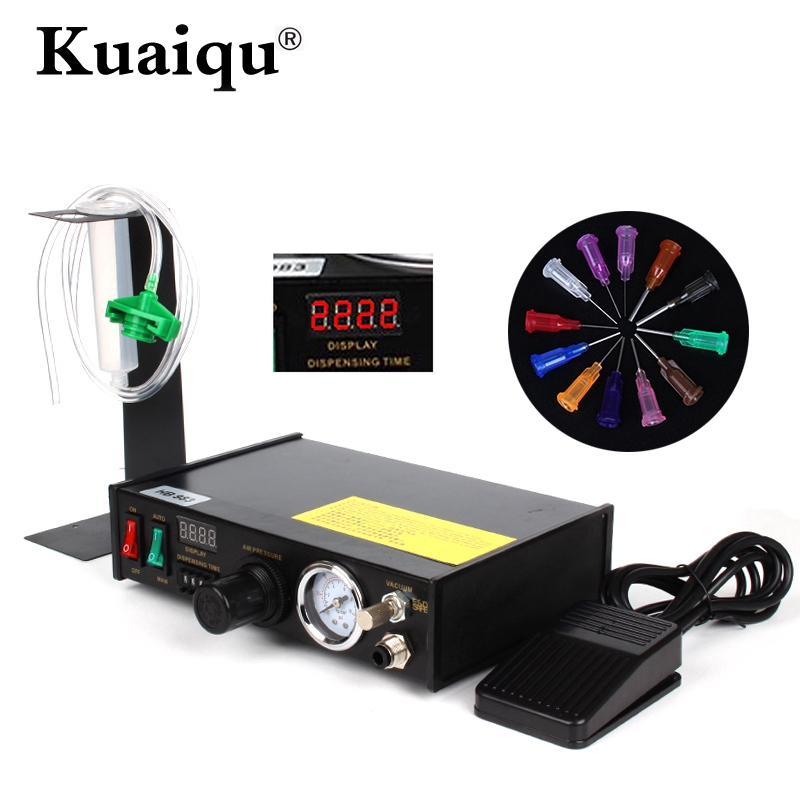Kuaiqu HB982/HB983 自動上膠機注射式UV焊膏液體點膠機設備點膠機