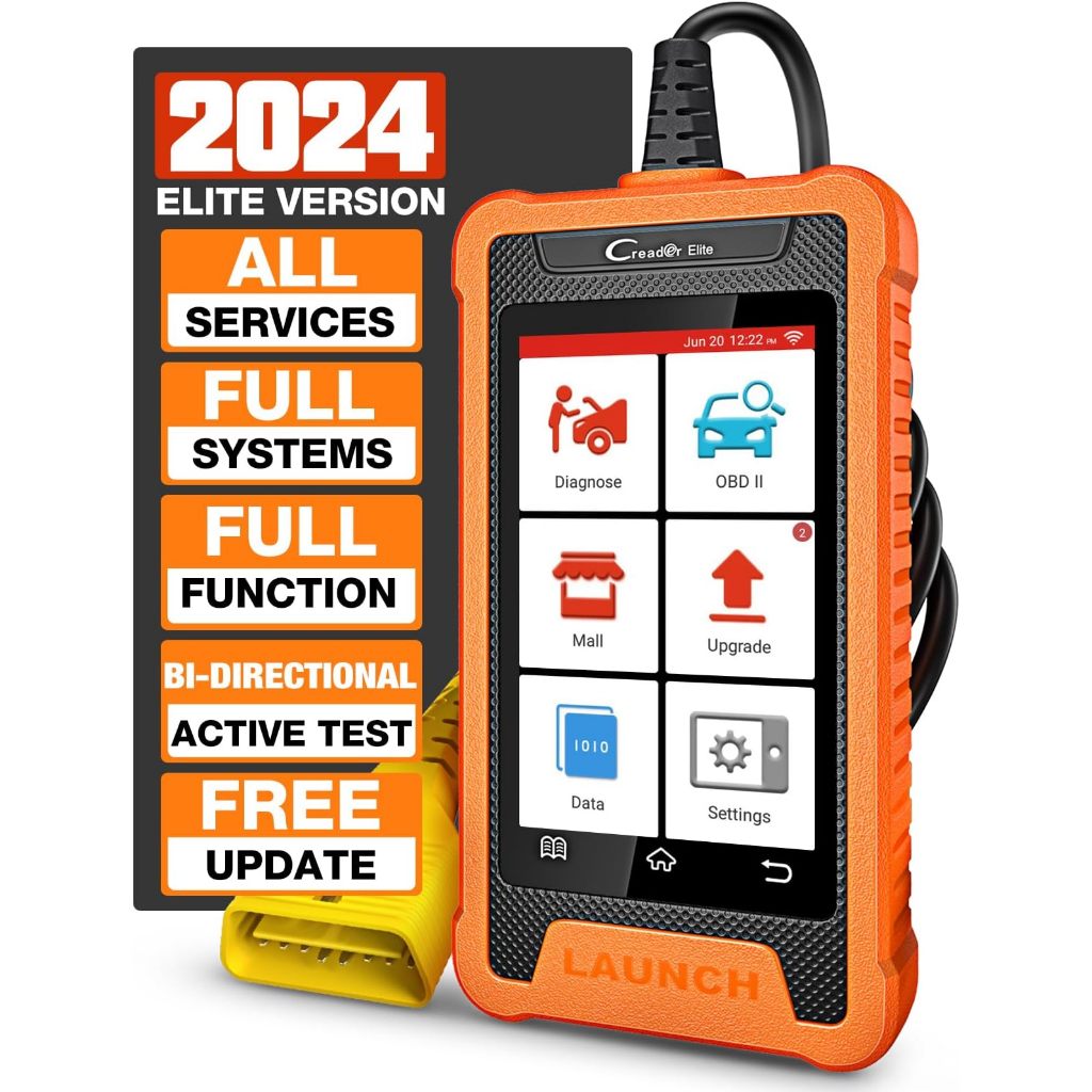 HONDA 2024 LAUNCH X431 Elite OBD2 掃描儀適用於本田/謳歌全系統雙向診斷掃描工俱全重置汽