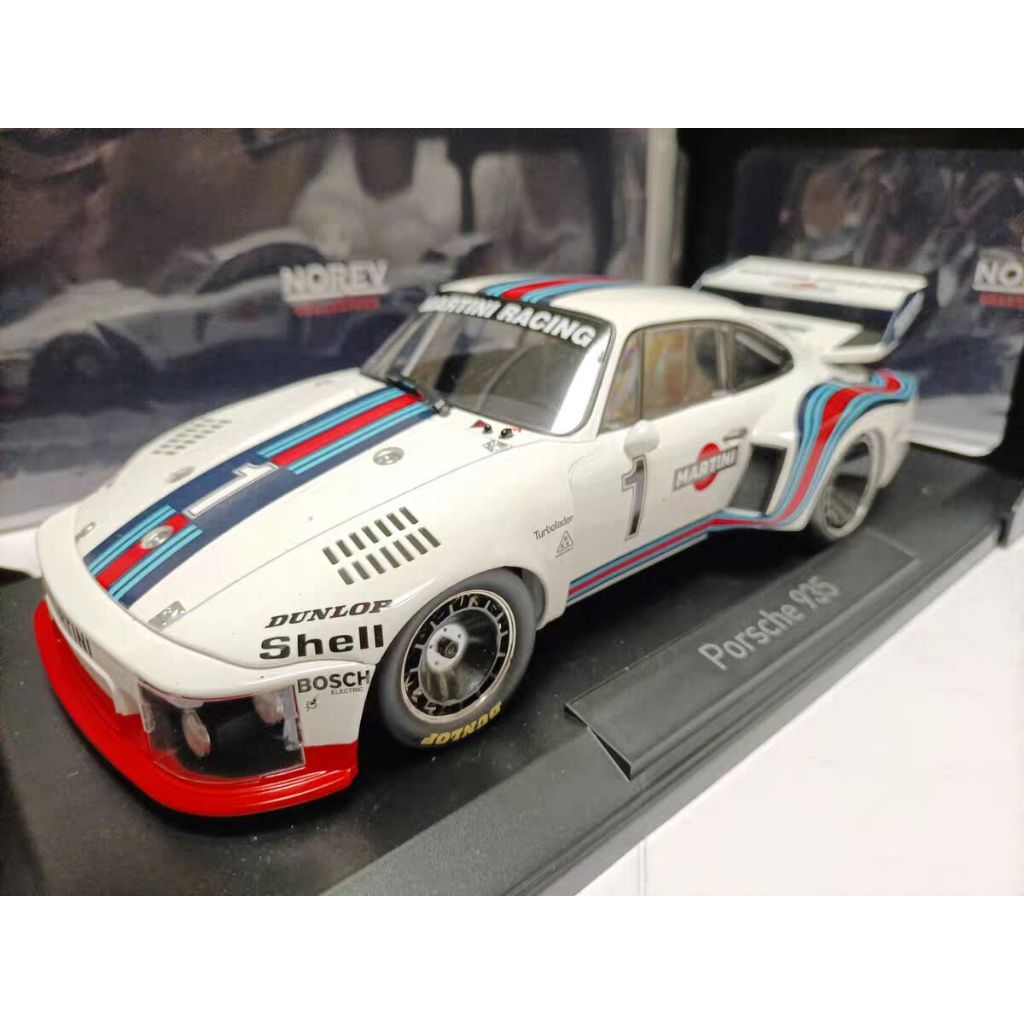 Norev 1 18 保時捷賽車模型 Porsche 935 Daytona 1977 Martini