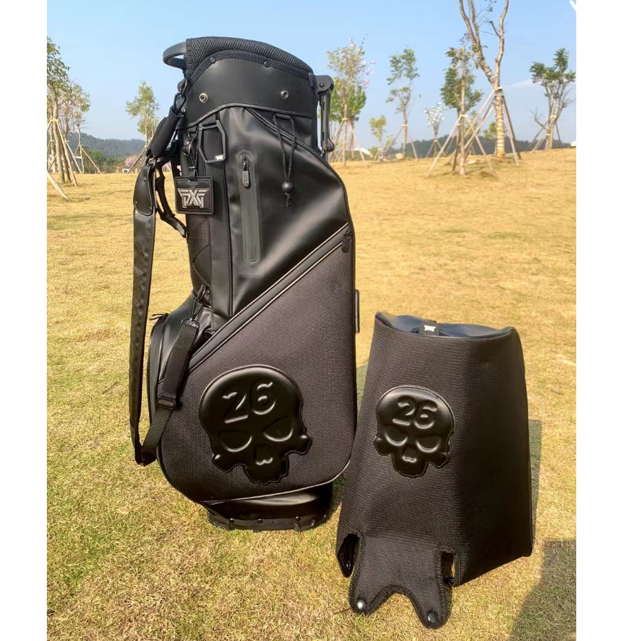 【現貨秒發】PXG新品高爾夫球包骷髏頭個性支架包男女款標準球杆包GOLF用品包