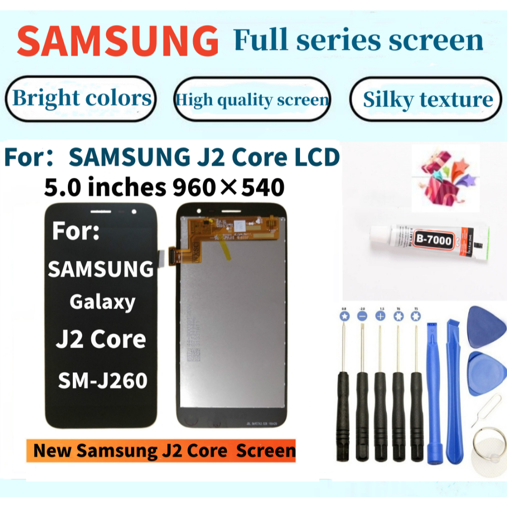 全新Samsung螢幕 適用於 Samsung Galaxy J2 Core LCD 液晶觸控顯示屏幕 Samsung