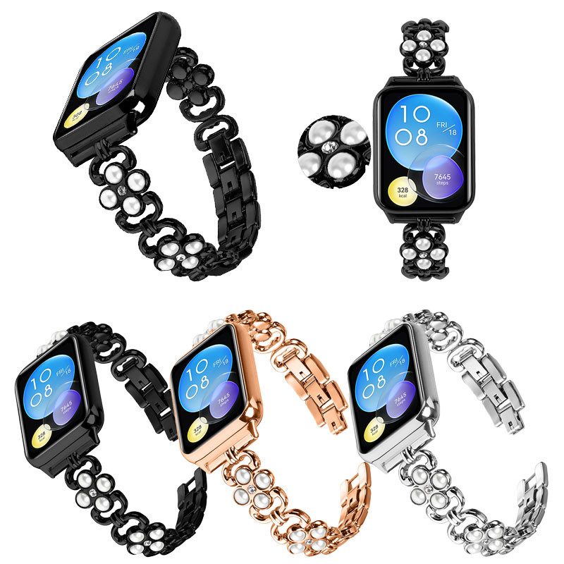 XIAOMI 不銹鋼扣錶帶適用於小米手環8pro錶帶小米8鋼帶不銹鋼扣錶帶