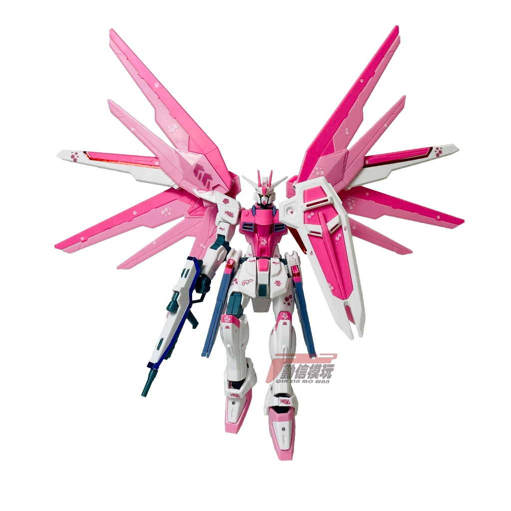 正版現貨 Gundam鋼彈 HG 自由鋼彈（櫻花粉）自由戰士 FREEDOM FIGHTER（櫻花粉）贈送水貼 高達模型