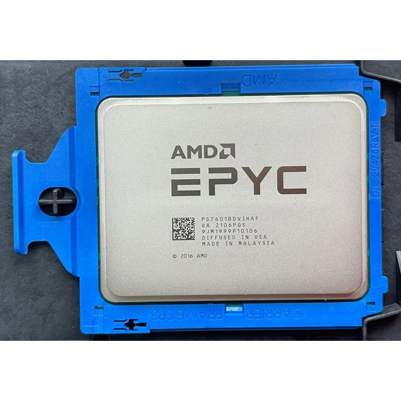 Amd EPYC 7601 CPU 32 核 64 線程適用於 Supermicro H11SSL-i 主板服務器處理器
