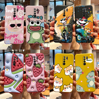 XIAOMI 適用於小米 Redmi 9 / Redmi 9 Prime / Poco M2 手機殼防震保護軟矽膠時尚情
