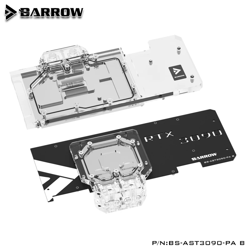 Barrow RTX 3090 3080 GPU 水冷頭,適用於華碩 TUF 3090/3080 遊戲,全覆蓋 5v A