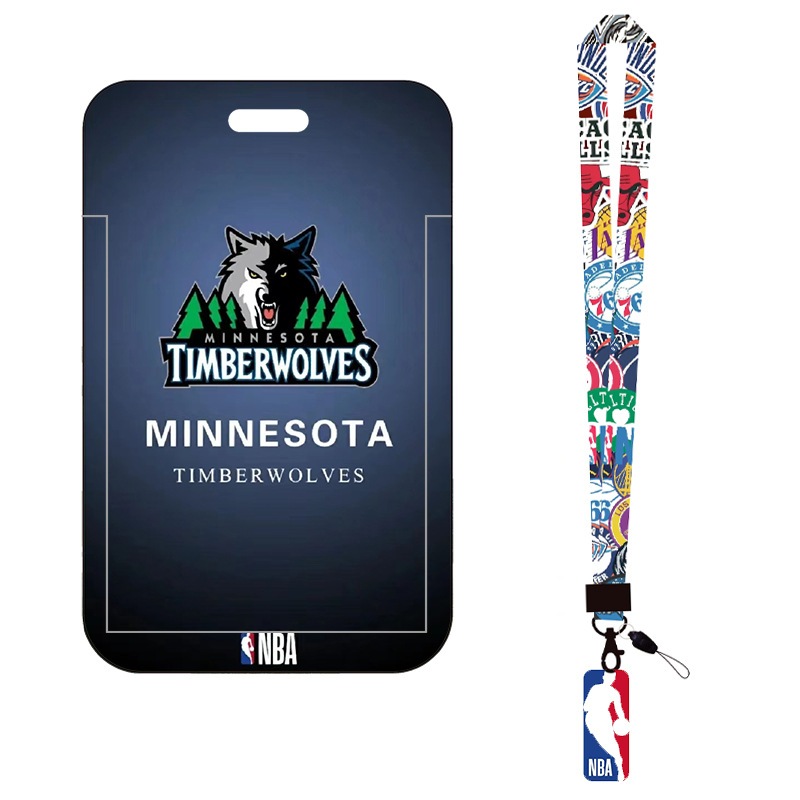 掛繩項鍊 NBA Sport ID 徽章夾卡片保護套