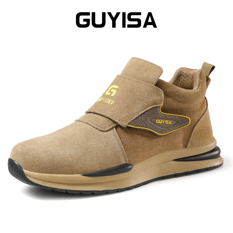 Guyisa安全鞋工作鞋焊工鞋防燙電鞋cn37-45 F015