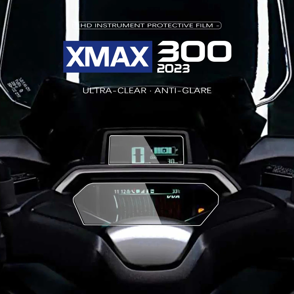 山葉 適用於雅馬哈 XMAX 300 X MAX X-MAX 2023 改裝件 XMAX300 摩托車儀表板屏幕保護膜配