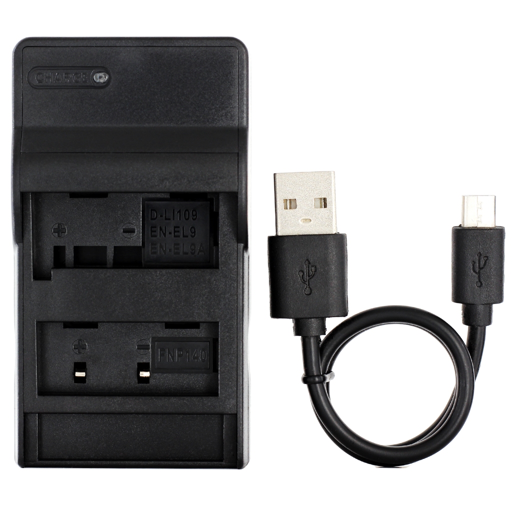 Norifon NP-140 USB 充電器,適用於 Fujifilm FinePix S100FS、S200EXR、S