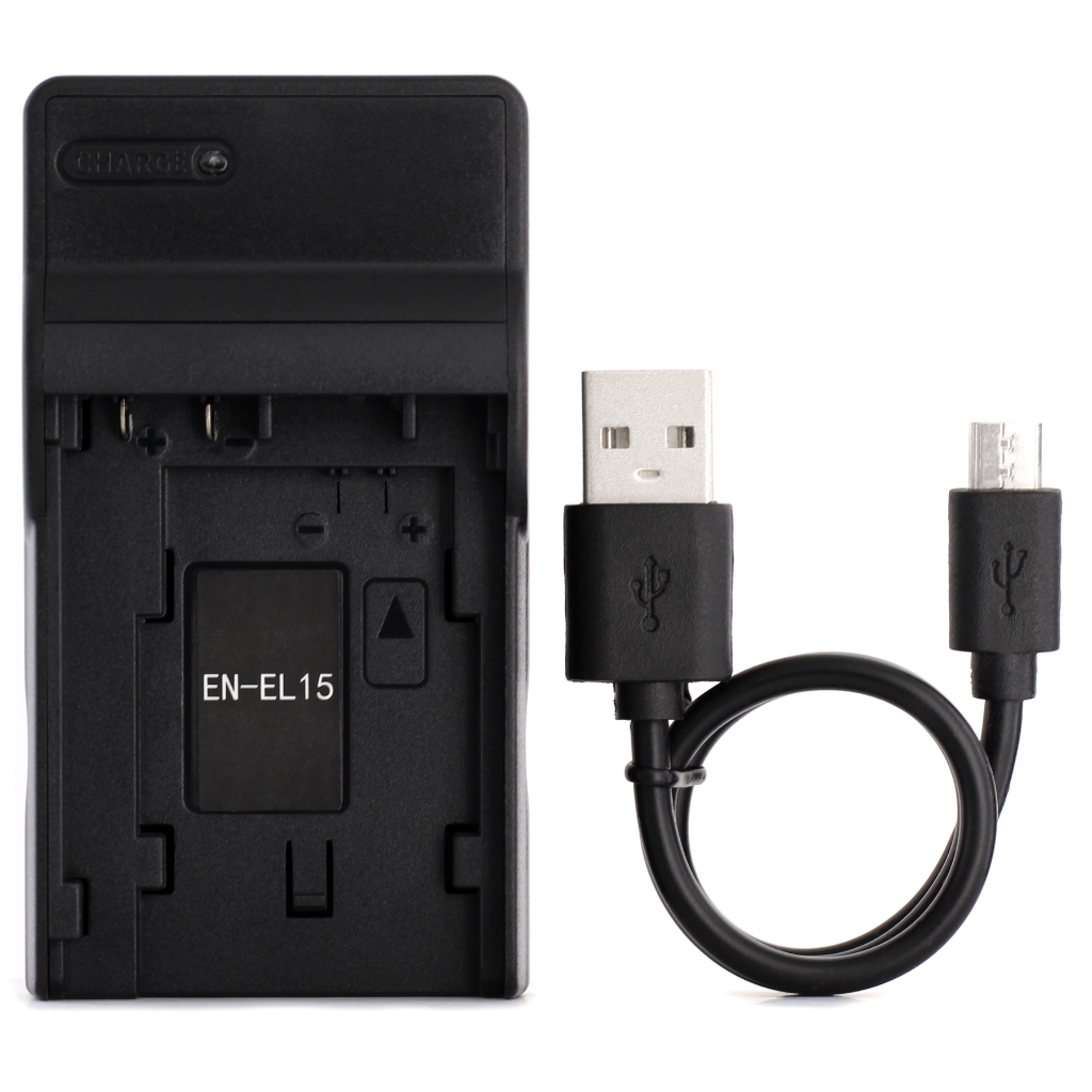 Norifon EN-EL15 USB 充電器,適用於尼康 1 V1、D500、D600、D610、D7000、D710