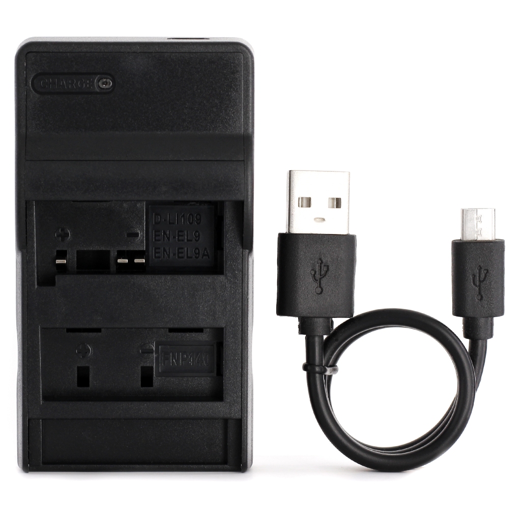 Norifon EN-EL9 USB 充電器,適用於尼康 D3000、D40、D40x、D5000、D60