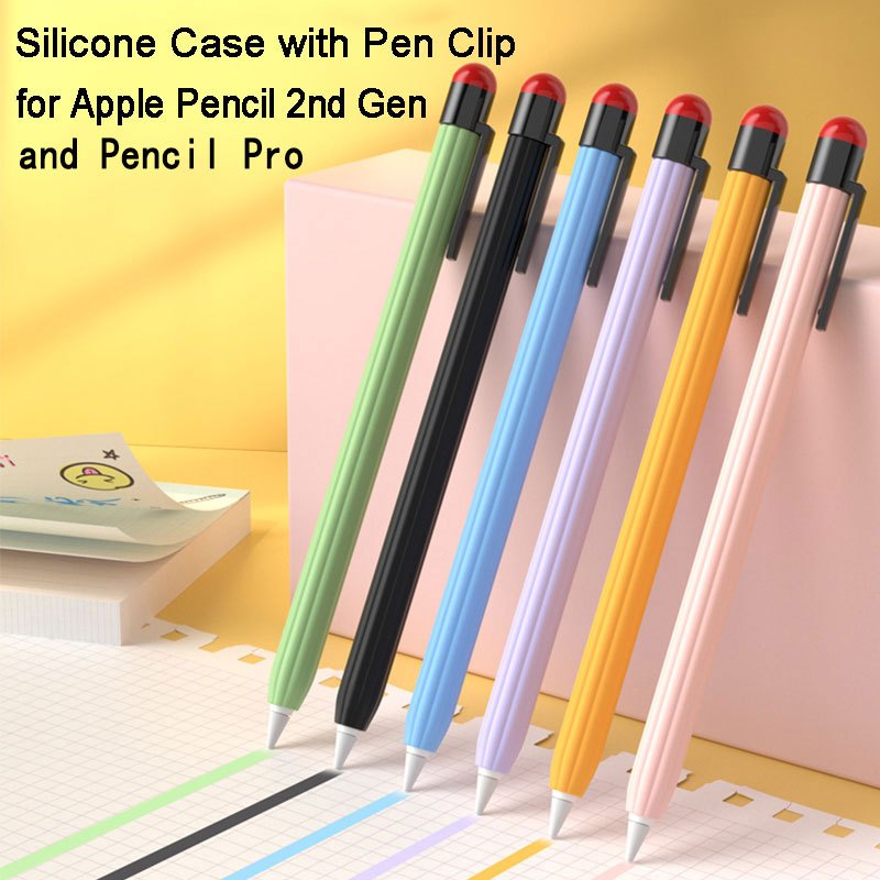 適用於第 2 代 iPad Pencil 和 Pencil Pro 代的筆架保護套帶堅固筆夾,適用於第 2 代 iPad