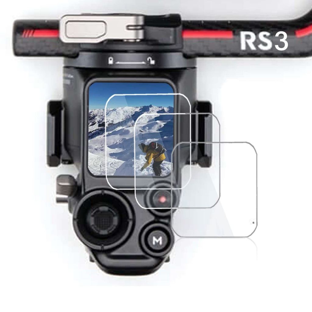 適用於 DJI RS3 Mini Pro Mic 2 鋼化玻璃屏幕相機保護膜