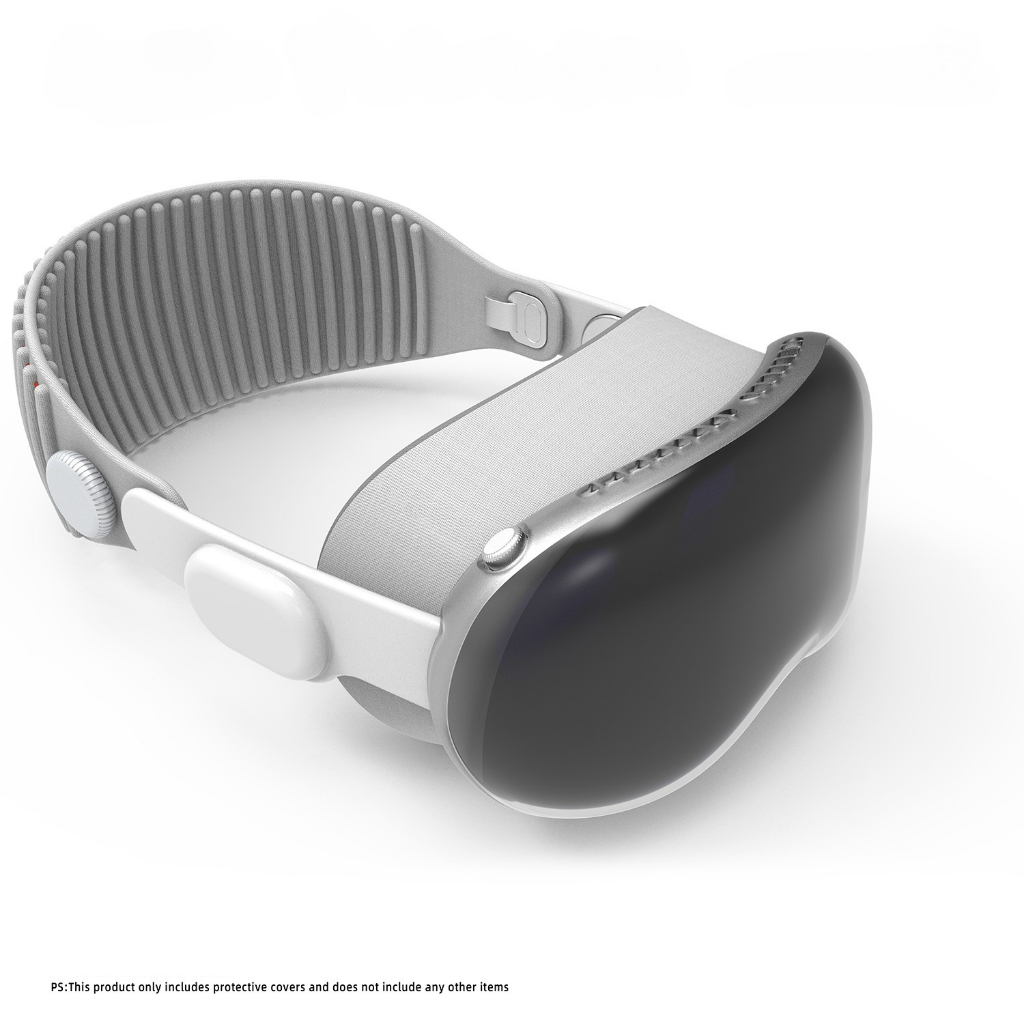 Apple VR 耳機 Vision Pro 透明 TPU 防刮防塵矽膠保護套皮膚手感軟套