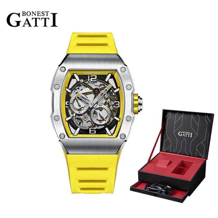 Bonest GATTI BG9903 手錶男士正品全自動機械表夜光潮流男士手錶