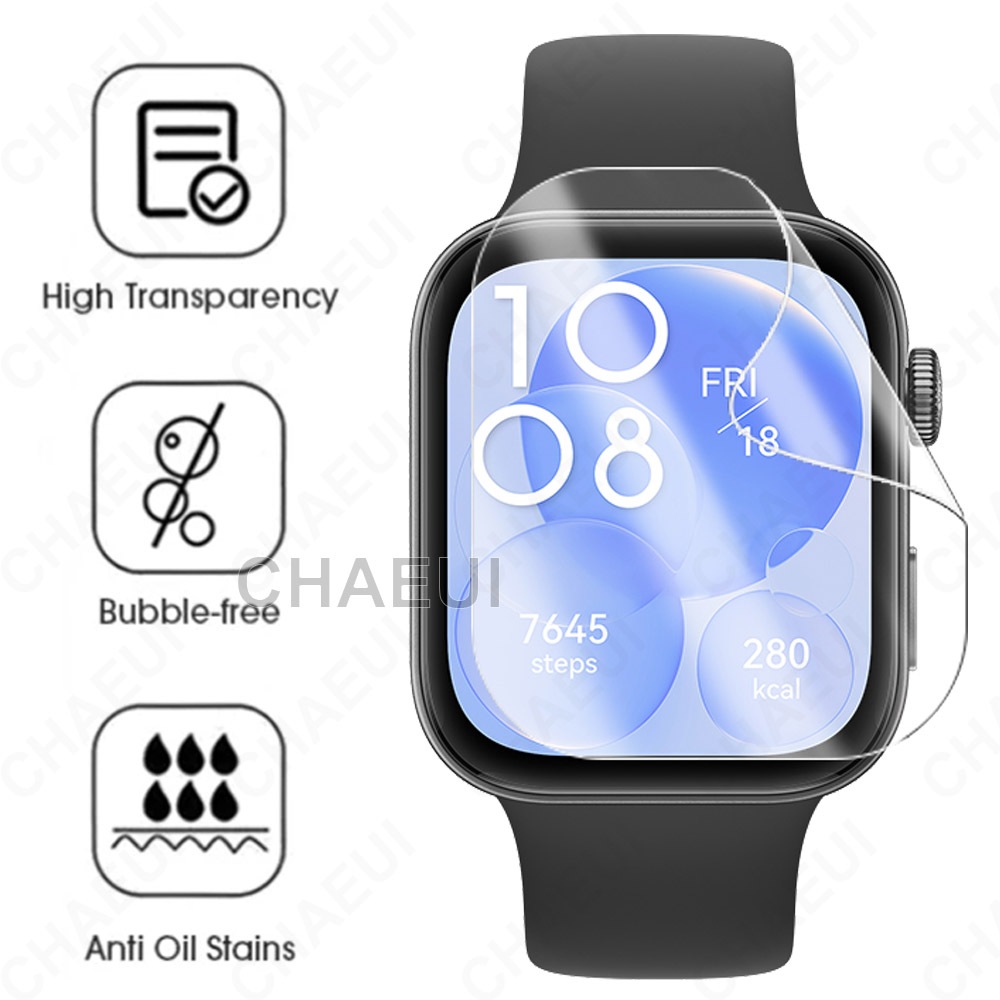華為 Fit3 保護貼 Huawei Watch Fit 2 保護膜 華為fit 黑邊膜 高清保護貼