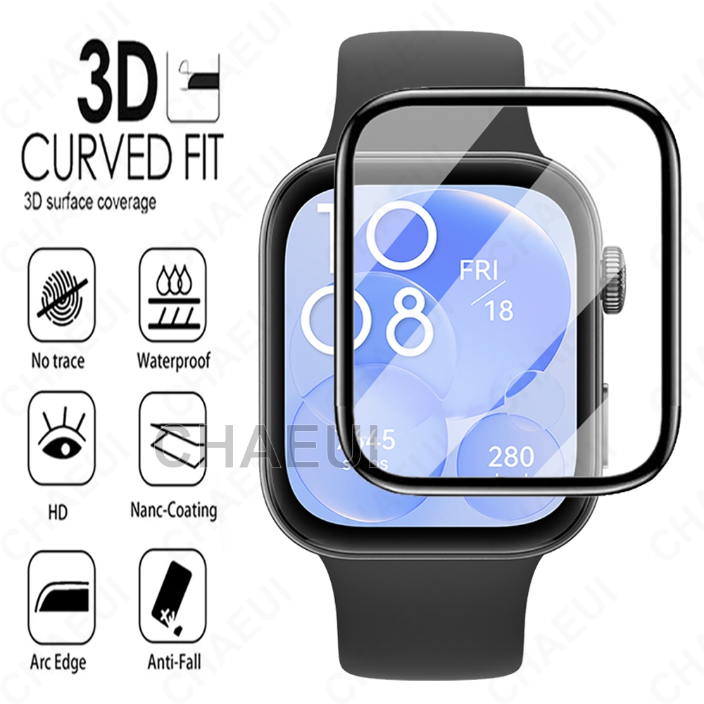 華為fit3 保護貼 華為fit2 保護貼膜  Huawei Watch Fit 3 全覆蓋3D保護膜 屏幕保護貼