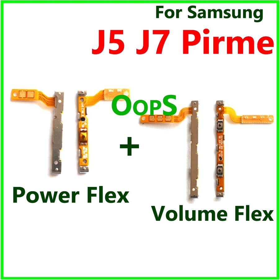 SAMSUNG 電源音量 Flex 全新適用於三星 Galaxy J7 J5 Pirme J5Prime J7Prime