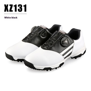 PGM高爾夫男童球鞋青少年旋轉鞋帶防側滑兒童防水鞋子 XZ131