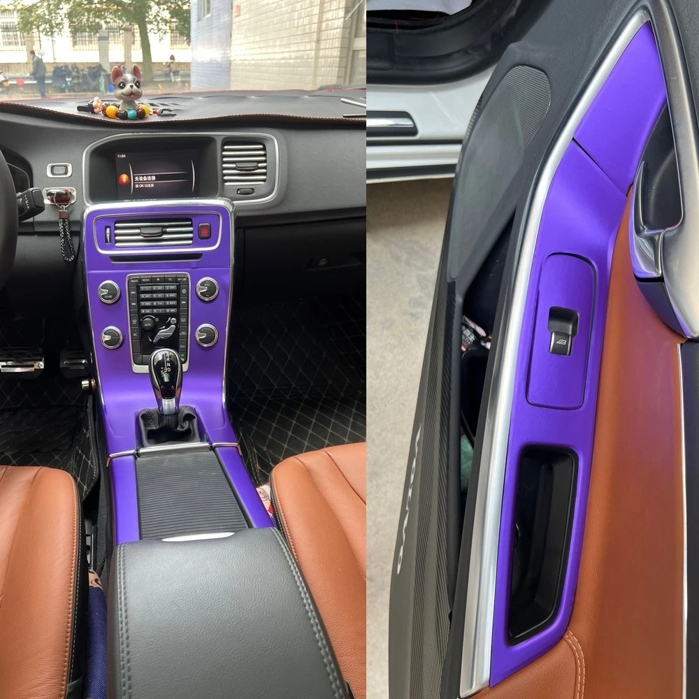 適用於2011-2018款沃爾沃S60內飾貼膜Volvo V60/Cross Country中控檔