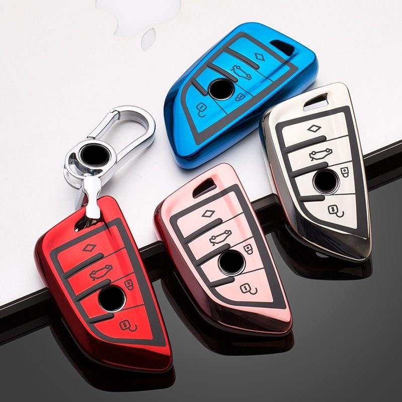 BMW 寶馬 F20 G20 G30 X1 X3 X4 X5 G05 X6 配件盒鑰匙扣矽膠汽車鑰匙套