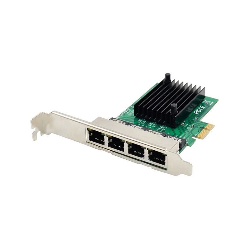【現貨】四口千兆網卡 PCIE網卡  4口千兆 服務器網卡 匯聚軟路由 PCIE網卡 RTL8111F芯片 PCI-E