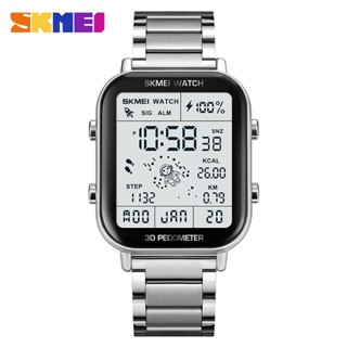 SKMEI 1888 男士秒錶倒計時手錶日曆時鐘 reloj hombre 運動計步器卡路里計算數字手錶多功能休閒時尚