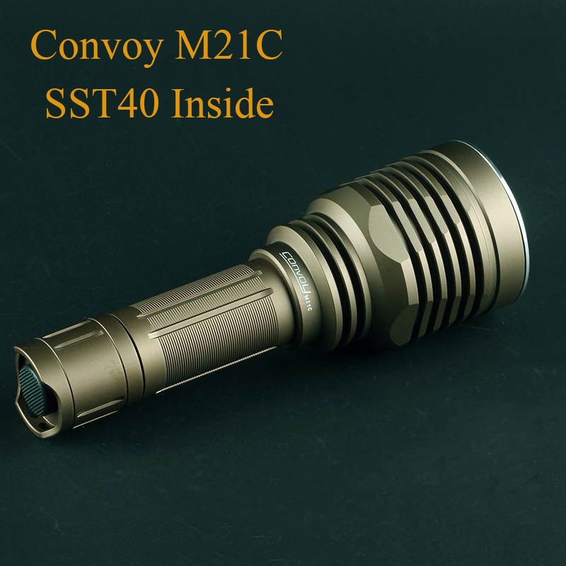 Convoy M21C SST40 最強大的 Led 手電筒 Lanterna Led 21700 手電筒工作燈 Lat