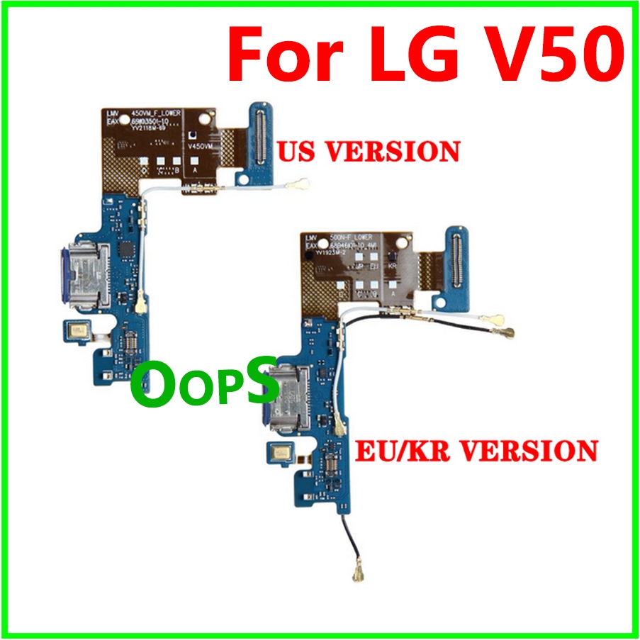 V50 C 型 Usb 充電器底座充電端口連接器底部麥克風排線,用於 Lg V50 充電板 Flex Ribbon
