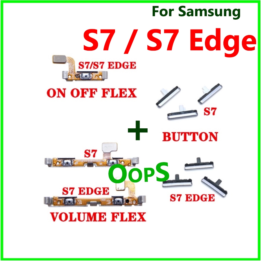 SAMSUNG 適用於三星 Galaxy S7 G930 S7Edge G935 電源開關側音量鍵按鈕排線的開關按鈕