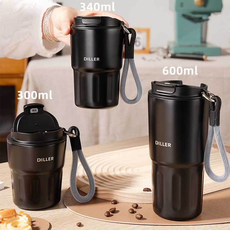 【Pretty】Diller Tumbler Thermos Mug 不銹鋼真空保溫咖啡杯飲水瓶 (300/340/60