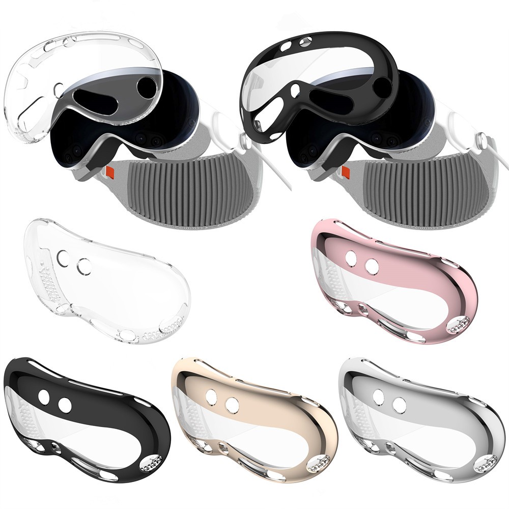 Ap Vision Pro VR 頭部顯示屏保護防撞殼 VR 眼鏡配件的前殼蓋 VR