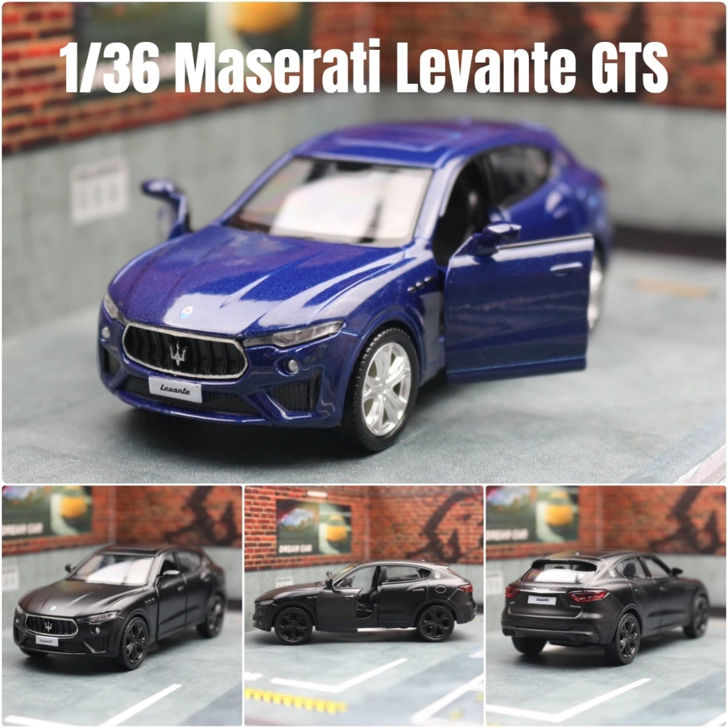 Rmz CITY 1:36 瑪莎拉蒂 Levante GTS 2019 仿真壓鑄汽車模型壓鑄合金金屬微型迴力系列男孩兒童