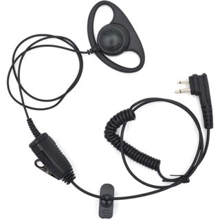 MOTOROLA Hkln4599 HKLN4599B D 型 CP200D 耳機帶麥克風,適用於摩托羅拉收音機 CLS