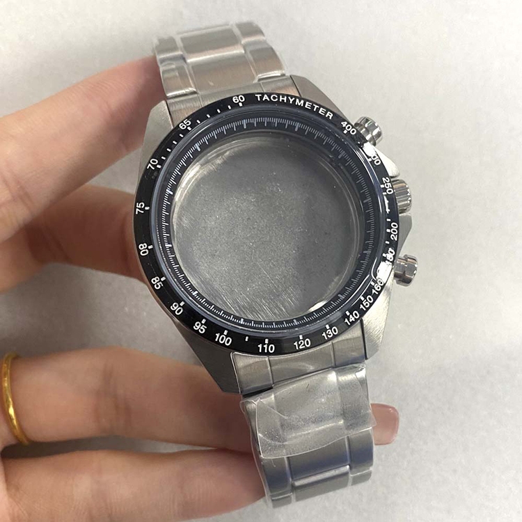 39mm 礦物玻璃鋼錶殼 + 錶帶手錶配件適用於 vk63 機芯