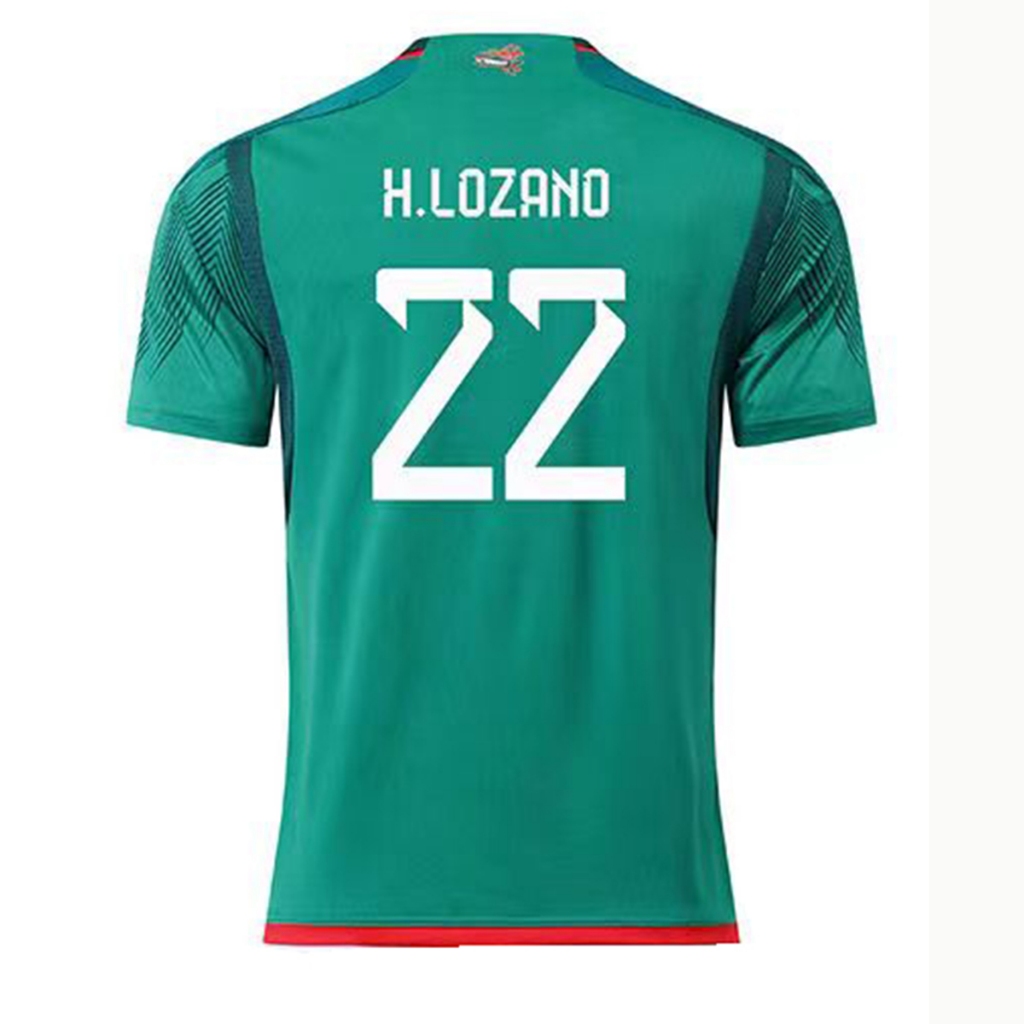 2022墨西哥主場球衣9號14號22號足球球衣透氣吸汗速幹