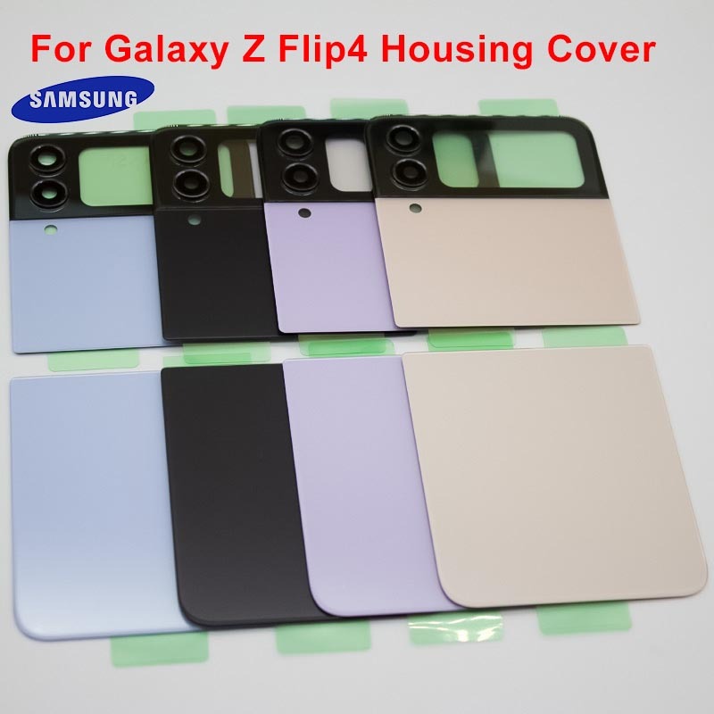 全新適用於三星 Galaxy Z Flip 4 5G 電池後蓋門殼更換維修零件盒適用於 Galaxy Z Flip4 z