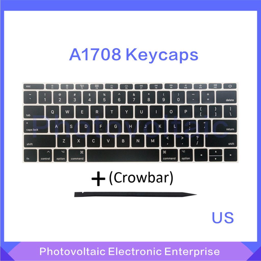 適用於Macbook Pro Retina 13“A1708 鍵帽 鍵盤鍵替換鍵帽2016 2017年