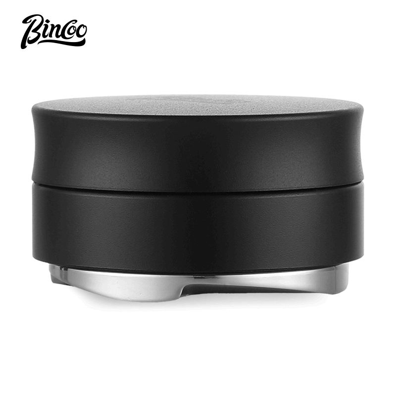 BINCOO 黑色布粉器 四漿不銹鋼意式咖啡器具 手柄咖啡布粉壓粉器配件 51mm/58mm