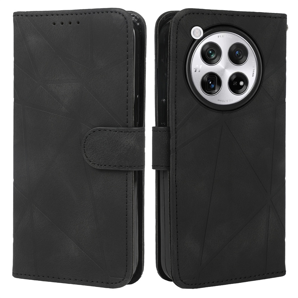 膚感皮套 For一加 OnePlus 12 1+12 手機殼插卡錢包支架全包硅膠軟殼防摔保護殼