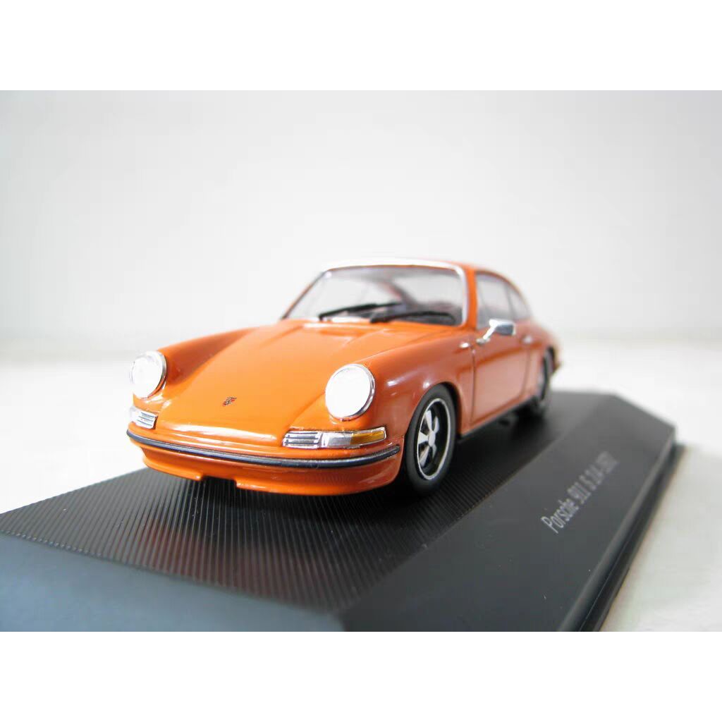 ATLAS 1:43 Porsche 911 S 2.4-1972 橙色 合金車模