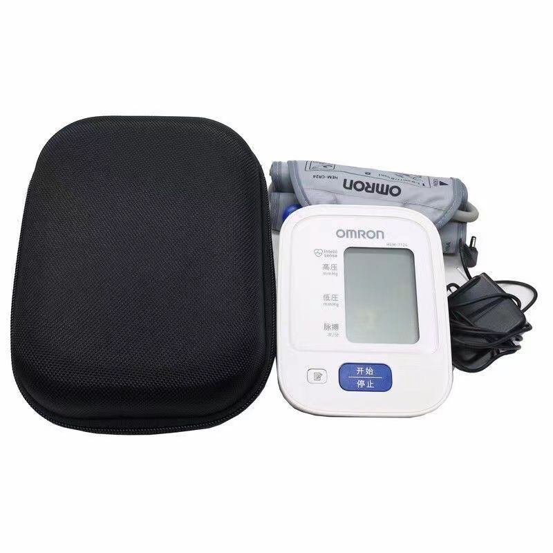 電子血壓計上臂式全自動家用醫用高血壓測量儀收纳盒